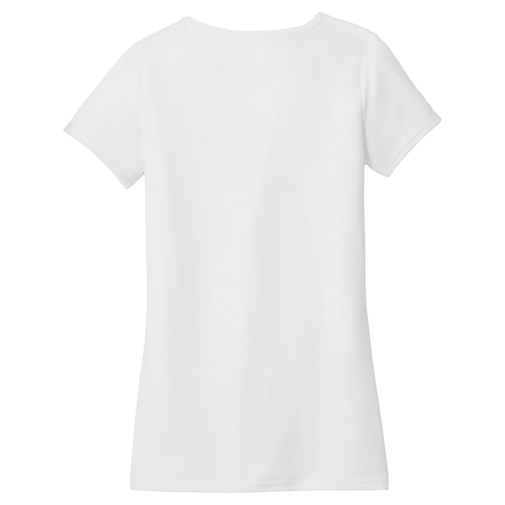 New Era Women's White Solid Tri-Blend Performance Scoop Tee