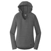 New Era Women's Dark Graphite Tri-Blend Performance Pullover Hoodie Tee