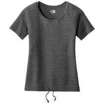 New Era Women's Dark Graphite Tri-Blend Performance Cinch Tee