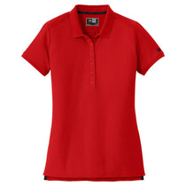 New Era Women's Scarlet Venue Home Plate Polo