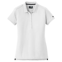 New Era Women's White Venue Home Plate Polo
