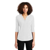OGIO Women's Bright White Jewel Henley