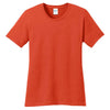Port & Company Women's Orange Core Cotton Tee