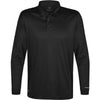Stormtech Men's Black Apollo H2X-Dry L/S Polo