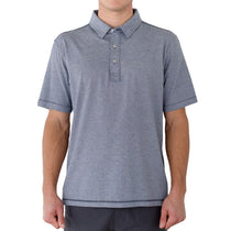 LinkSoul Men's Vintage Navy/White Avila Short Sleeve Polo