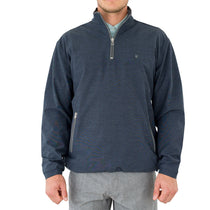 LinkSoul Men's Navy Morris Quarter-Zip Windbreaker