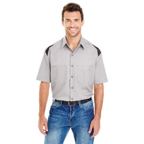Dickies Men's Smoke/Black 4.6 Oz. Performance Team Shirt