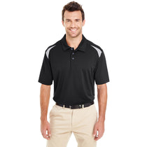 Dickies Men's Black/Smoke 6 Oz. Performance Team Polo