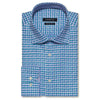 Bugatchi Men's Emerald Long Sleeve Point Collar French Placket No Pocket