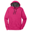 Sport-Tek Women's Pink Raspberry Tech Fleece Hooded Sweatshirt