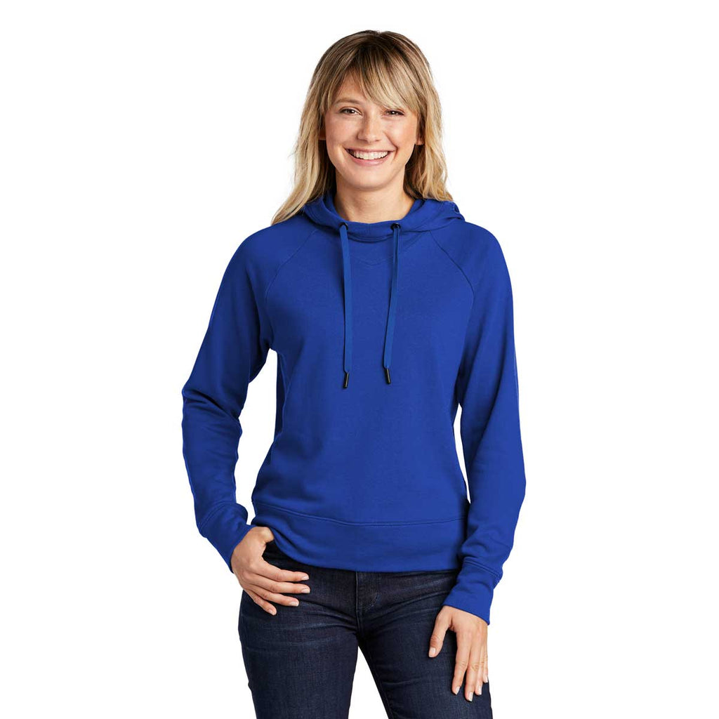 Sport-Tek Women's True Royal Lightweight French Terry Pullover Hoodie