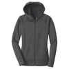 Sport-Tek Women's Iron Grey Rival Tech Fleece Full-Zip Hooded Jacket