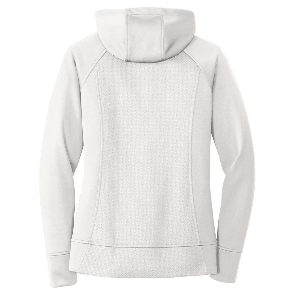 Sport-Tek Women's White Rival Tech Fleece Full-Zip Hooded Jacket