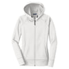 Sport-Tek Women's White Rival Tech Fleece Full-Zip Hooded Jacket