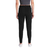 Sport-Tek Women's Black Triad Solid PosiCharge Tri-Blend Wicking Fleece Jogger