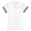 Sport-Tek Women's White/ Black PosiCharge Replica Jersey