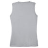 Sport-Tek Women's Silver Sleeveless PosiCharge Competitor V-Neck Tee