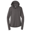 Sport-Tek Women's Iron Grey PosiCharge Competitor Hooded Pullover