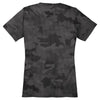 Sport-Tek Women's Iron Grey CamoHex V-Neck Tee