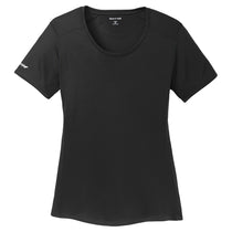 Sport-Tek Women's Black PosiCharge Elevate Scoop Neck Tee