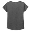 Sport-Tek Women's Dark Grey Heather PosiCharge Tri-Blend Wicking Dolman Tee