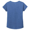 Sport-Tek Women's True Royal Heather PosiCharge Tri-Blend Wicking Dolman Tee