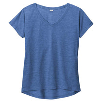 Sport-Tek Women's True Royal Heather PosiCharge Tri-Blend Wicking Dolman Tee