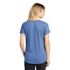 Sport-Tek Women's True Royal Heather PosiCharge Tri-Blend Wicking Dolman Tee