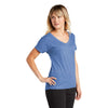 Sport-Tek Women's True Royal Heather PosiCharge Tri-Blend Wicking Dolman Tee