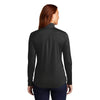 Sport-Tek Women's Black Heather Endeavor 1/4 Zip Pullover