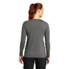 Sport-Tek Women's Dark Smoke Grey Long Sleeve Rashguard Tee