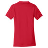 Sport-Tek Women's Deep Red/Black Contrast PosiCharge Tough Polo