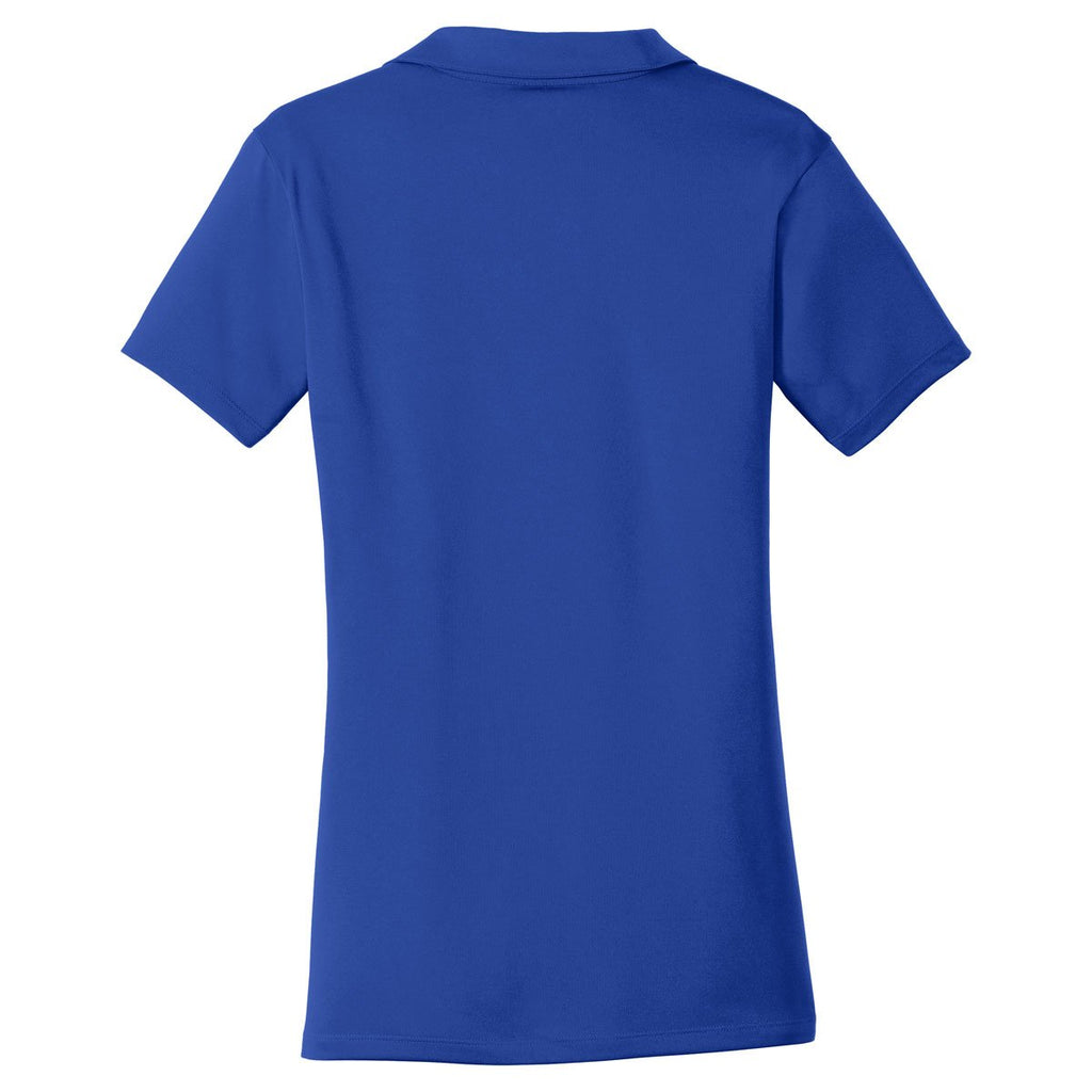 Sport-Tek Women's True Royal/Black Contrast PosiCharge Tough Polo