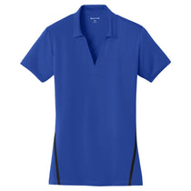 Sport-Tek Women's True Royal/Black Contrast PosiCharge Tough Polo