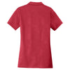 Sport-Tek Women's Deep Red Embossed PosiCharge Tough Polo