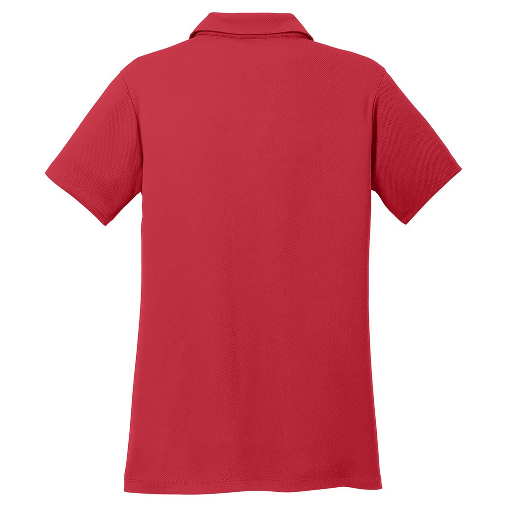 Sport-Tek Women's True Red PosiCharge RacerMesh Polo