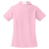 Sport-Tek Women's Light Pink/White Side Blocked Micropique Sport-Wick Polo