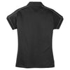 Sport-Tek Women's Black Contrast Stitch Micropique Sport-Wick Polo