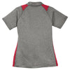 Sport-Tek Women's Vintage Heather/True Red Heather Colorblock Contender Polo