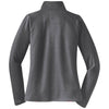 Sport-Tek Women's Charcoal Grey Heather Sport-Wick Stretch 1/2-Zip Pullover