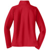 Sport-Tek Women's True Red Sport-Wick Stretch 1/2-Zip Pullover