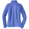 Sport-Tek Women's True Royal Heather Sport-Wick Stretch 1/2-Zip Pullover