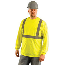OccuNomix Men's Yellow Classic Long Sleeve Wicking Birdseye