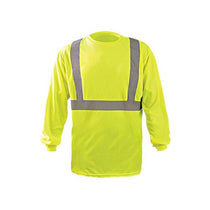 OccuNomix Men's Yellow Long Sleeve Wicking Birdseye X Back T-Shirt