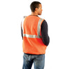 OccuNomix Men's Orange High Visibility Classic Solid Standard Safety Vest