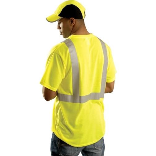 OccuNomix Men's Yellow Premium Standard Wicking T-Shirt
