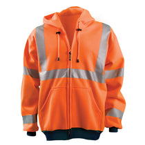 OccuNomix Men's Orange Premium Wicking Hoodie Sweatshirt