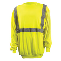 OccuNomix Men's Yellow Classic Lightweight Crew Neck Sweatshirt