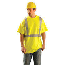 OccuNomix Men's Yellow Classic Flame Resistant Short Sleeve T-Shirt HRC 2