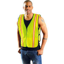 OccuNomix Men's Yellow Value Mesh Two-Tone Vest